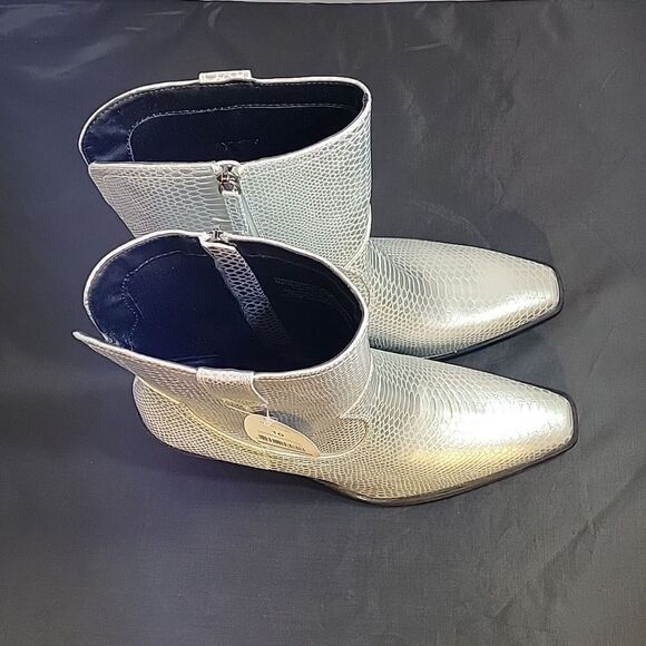 BRAND NEW SCOOP NYC WOMEN'S WESTERN MID -CALF HEELED BOOTIES - Picture 4 of 12